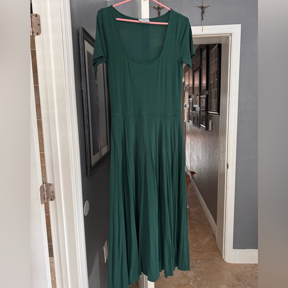 Cosabella Deep Green Midi Dress